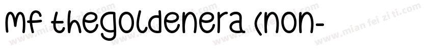 MF TheGoldenEra (Non字体转换